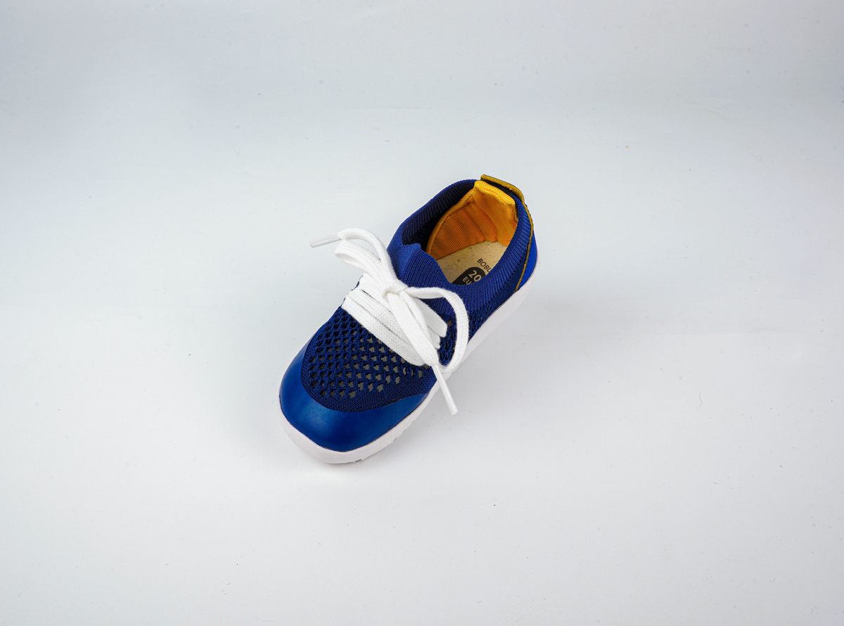 Play Knit Blueberry + Yellow