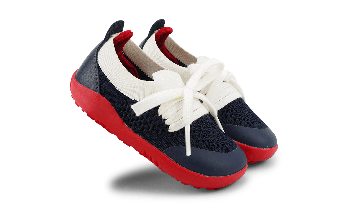 Play Knit Navy + Red