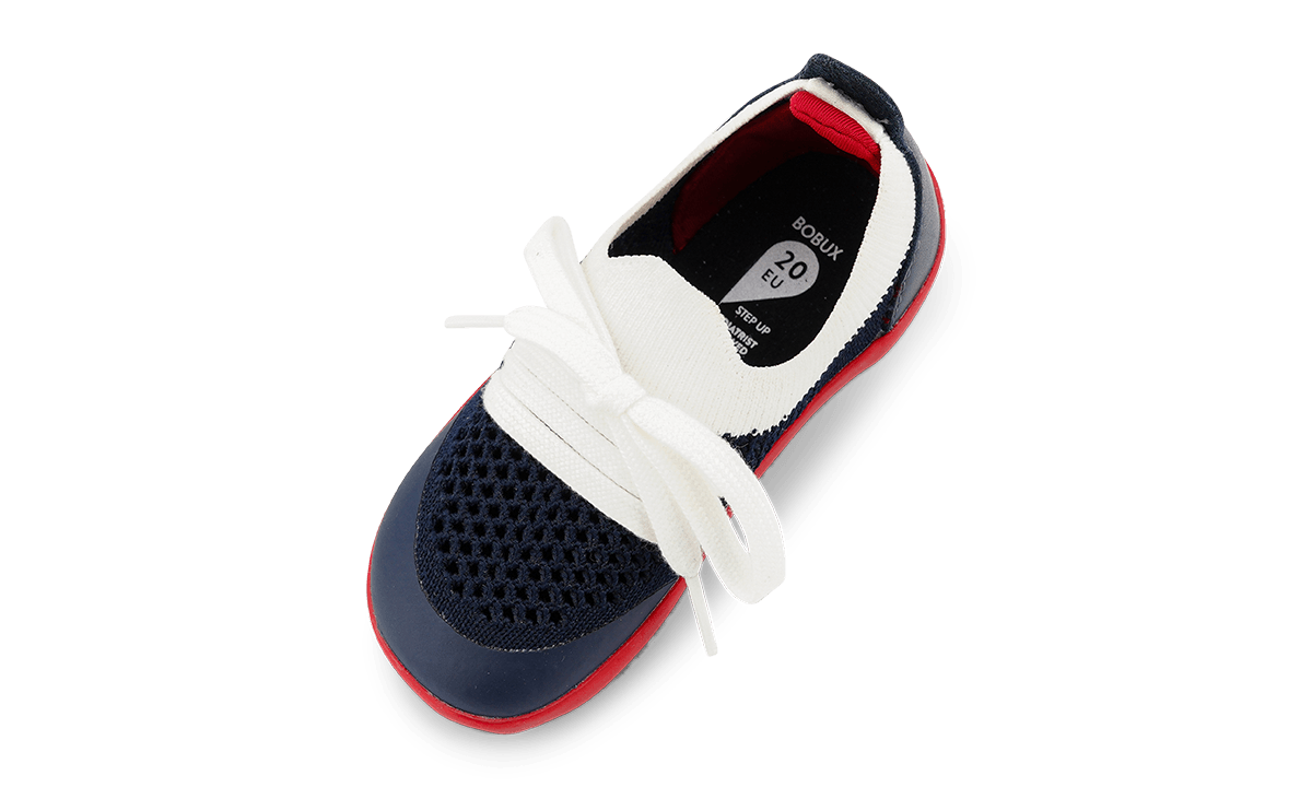 Play Knit Navy + Red