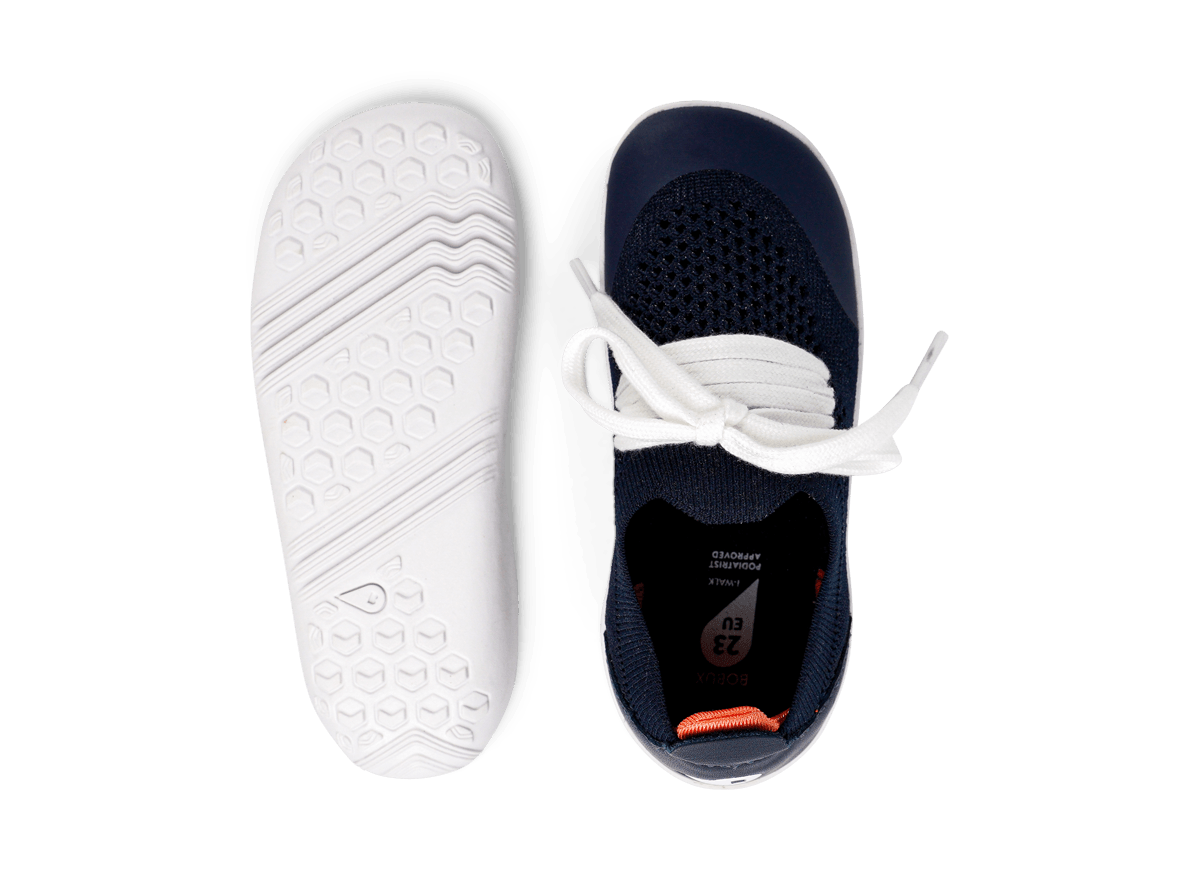Play Knit Navy + Orange