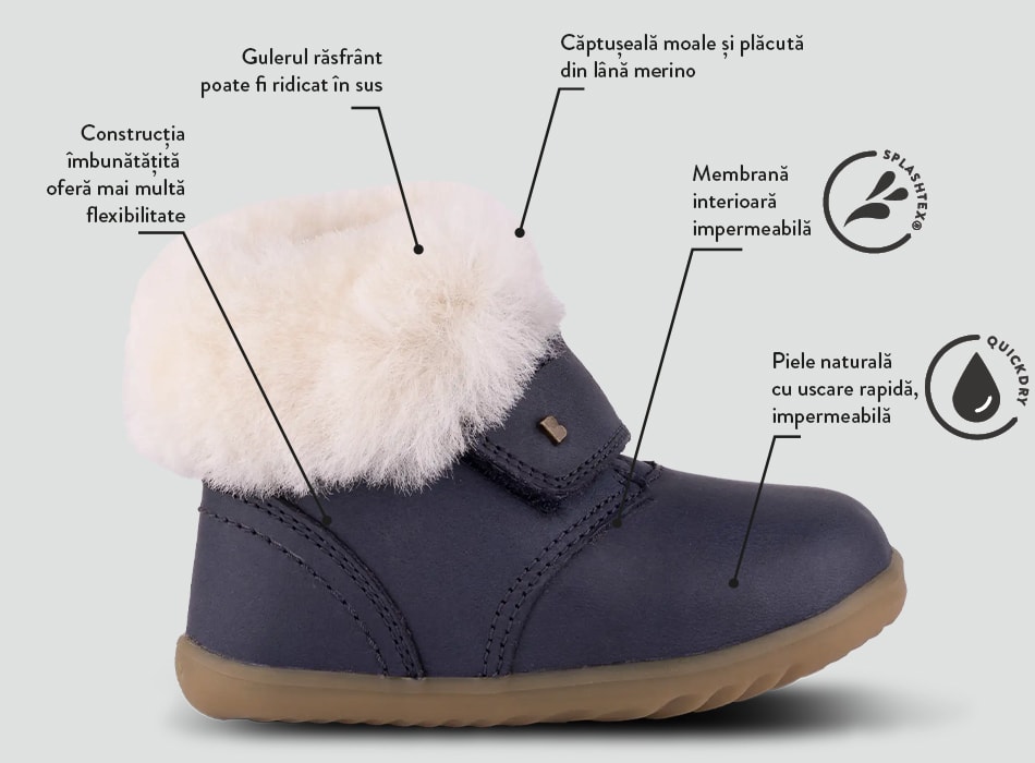 DESERT ARCTIC NAVY (wodoodporne, wełna merino)